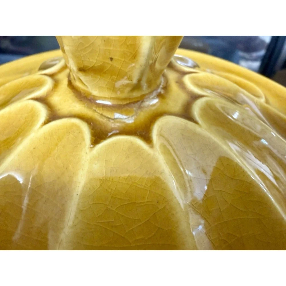 Vintage USA Pottery 620 Casserole w/ Lid, Mustard Tureen Compote Bowl Dish